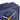A Braun classic analog travel alarm clock BC02 in blue showing the snooze button.