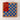 A photograph of a Flayou Chich Bich Chess set in blue clay pizza box.