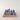 A photograph of a Flayou Chich Bich Chess set in blue clay side view.