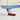 A photo of a blue grove pond free sailing model sailboat with keel detail