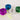 A collection of four one drop branded yoyos in anodized aluminum