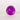A one drop brand yoyo in anodized purple aluminum front view with yellow string