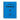 A photo of a spiral bound blue Penco Japanese made notebook