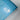 A photo of a corner detail of the label on a peter power stunt kite in blue