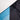 A photo detail of a peter powell kite blue and black fabric