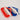 a photo of a set of Peter Powell kite handles in blue and red