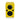 a PAL portable tivoli bluetooth radio speaker am/fm in yellow and black top view