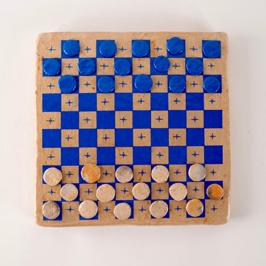 Chich-Bich Checkers in Blue