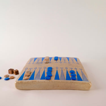 Chich-Bich Backgammon in Blue