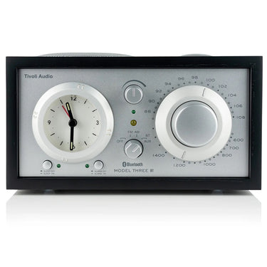 Tivoli Audio Model Three BT Alarm Clock and Radio Black Ash / Silver