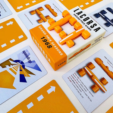 Lacorsa 1968 Racecar Set: Papaya Orange