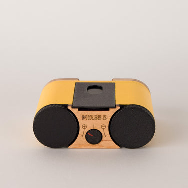 Handmade 35mm Film Pinhole Camera - Ranica MIR 35 (Yellow)
