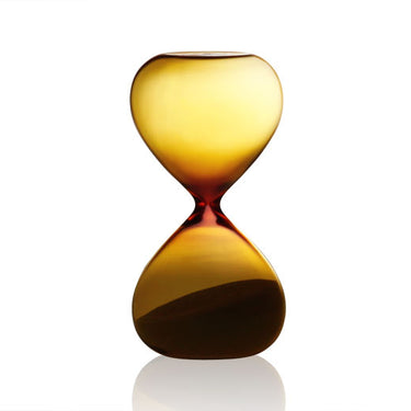 Handmade 5 Min Hourglass in Amber