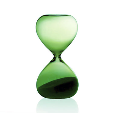 Handmade 5 Min Hourglass in Green