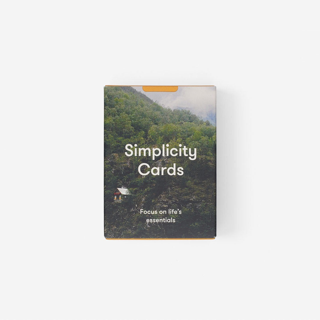 Simplicity Cards Minimalist Lifestyle Cards | slowerthings